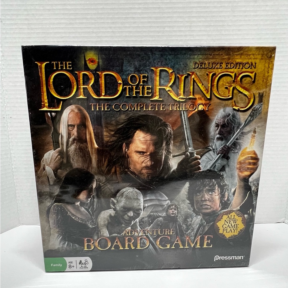 The Lord of the Rings The Complete Trilogy Adventure Board Game Deluxe Edition